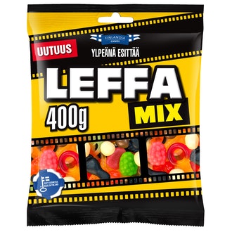 Leffa mix 400g original kalorit ja ravintosisältö