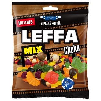 Finlandia Candy Leffamix 325g choco kalorit ja ravintosisältö