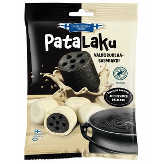 Patalaku 140g lakritsi valkosukl salmiak kalorit ja ravintosisältö - 438 kcal