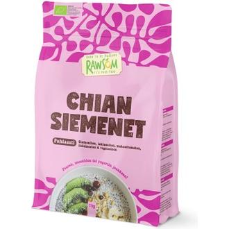 Rawsom Chian siemenet luomu 1kg kalorit ja ravintosisältö - 448 kcal