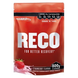 Leader Reco mansikka 800g kalorit ja ravintosisältö