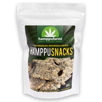 HamppuFarmi HamppuSnacks 200g kalorit ja ravintosisältö