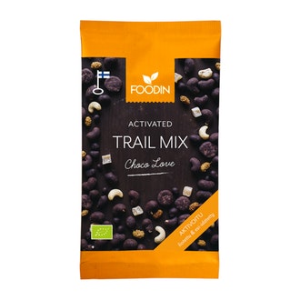 Foodin Trail Mix Choco Love 70g luomu kalorit ja ravintosisältö - 339 kcal