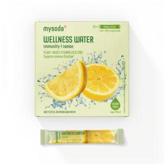 Mysoda Wellness Water sitruuna juomajauhe 12x4g kalorit ja ravintosisältö - 1 kcal