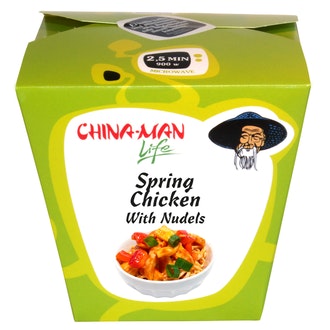 Chinaboss spring chicken nuudeli 400g kalorit ja ravintosisältö - 127 kcal