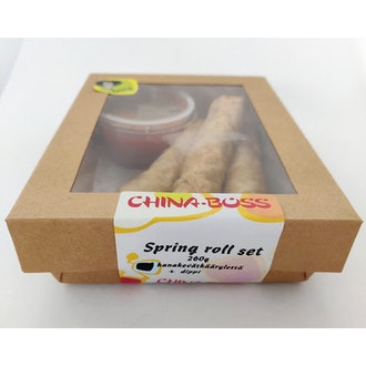 Chinaboss spring roll set 8st/250g kalorit ja ravintosisältö - 96 kcal