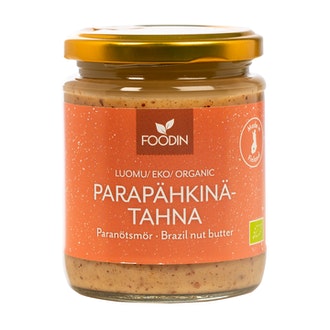 Foodin Luomu parapähkinätahna 250g kalorit ja ravintosisältö - 670 kcal