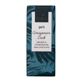 Foodin Amazonian Dark 70% raakasuklaa 40g luomu kalorit ja ravintosisältö - 509 kcal
