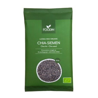 Foodin chia-siemen 250g luomu kalorit ja ravintosisältö - 524 kcal