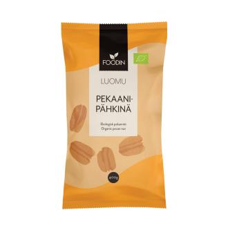 Foodin Pekaanipähkinä 400g luomu kalorit ja ravintosisältö - 710 kcal