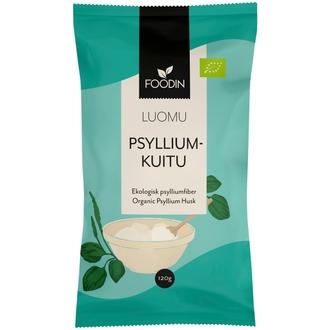Foodin Psylliumkuitu luomu 120g kalorit ja ravintosisältö - 189 kcal