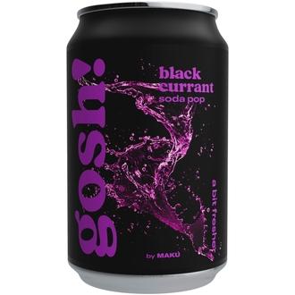 Gosh! Blackcurrant Soda Pop virvoitusjuoma 0,33l tlk kalorit ja ravintosisältö