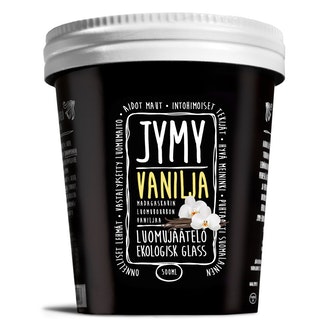 Jymy Luomujäätelö 500ml Vanilja kalorit ja ravintosisältö