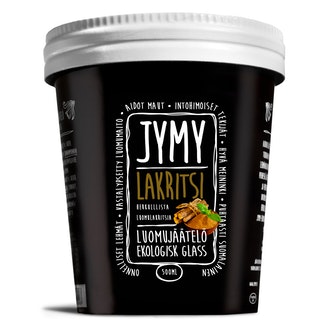 Jymy Luomujäätelö Lakritsi 500ml kalorit ja ravintosisältö