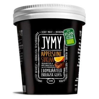 Jymy luomujäätelö 500ml suklaa-appesiini kalorit ja ravintosisältö