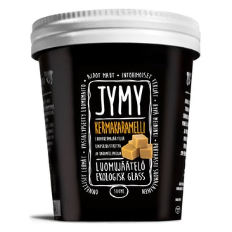 Jymy luomujäätelö 500ml kermakaramelli kalorit ja ravintosisältö