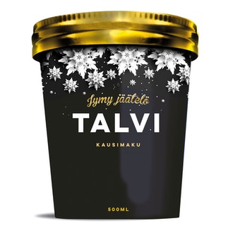 Jymy Talvi Piparkakku Luomujäätelö 500ml kalorit ja ravintosisältö