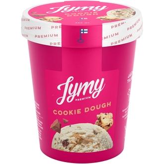 Jymy Cookie Dough kermajäätelö 500ml kalorit ja ravintosisältö