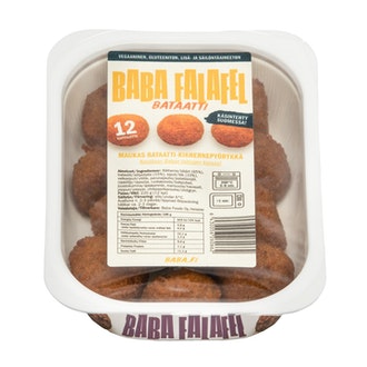 Baba bataattifalafel 220g kalorit ja ravintosisältö