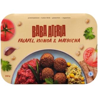 Baba Ateria 310g, Falafel, kvinoa & matbucha kalorit ja ravintosisältö