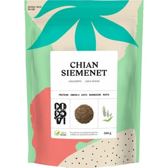 Cocovi chia siemenet 350g kalorit ja ravintosisältö