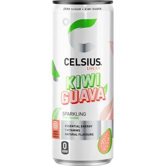 CELSIUS 355 ml Kiwi Guava kalorit ja ravintosisältö - 4 kcal