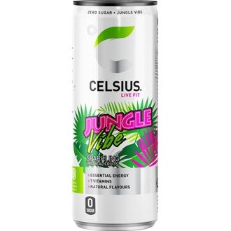 CELSIUS Jungle Vibe Energiajuoma 355ml kalorit ja ravintosisältö - 4 kcal