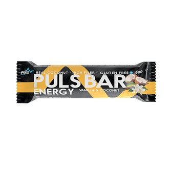 Puls Bar Energy gluteeniton energiapatukka vanilla & coconut 50g kalorit ja ravintosisältö