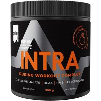 Puls Intra Workout 300 G Appelsiininmakuinen Urheilujuomajauhe kalorit ja ravintosisältö - 232 kcal