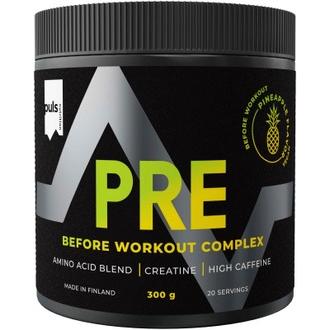 Puls Pre Workout 300 G Ananaksenmakuinen Aminohappojuomajauhe kalorit ja ravintosisältö - 339 kcal
