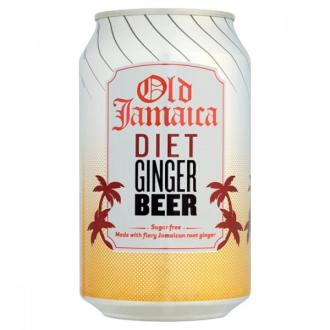 Old Jamaica diet ginger beer virvoitusjuoma 0,33l kalorit ja ravintosisältö - 0 kcal