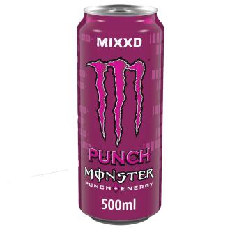Monster Mixxd Punch energiajuoma 0,5l kalorit ja ravintosisältö - 38 kcal