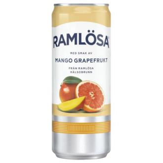 Ramlösa Mango Grapefrukt kivennäisvesi 0,33l kalorit ja ravintosisältö - 0 kcal