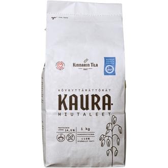 Kinnarin Tila höyryttämättömät kaurahiutaleet 1kg kalorit ja ravintosisältö