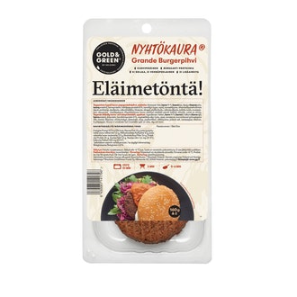 Gold&Green Nyhtökaura grande burgerpihvi 160g kalorit ja ravintosisältö