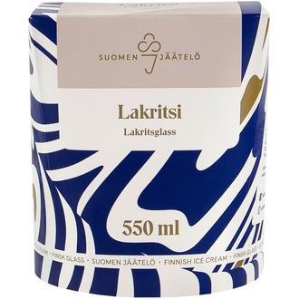 Suomen Jäätelö Lakritsijäätelö 550Ml kalorit ja ravintosisältö - 203 kcal