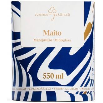 Suomen jäätelö maitojäätelö 550 ml kalorit ja ravintosisältö - 203 kcal