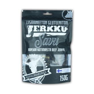 Kuivalihakundi Beef Jerky Smoked 150g kalorit ja ravintosisältö - 360 kcal