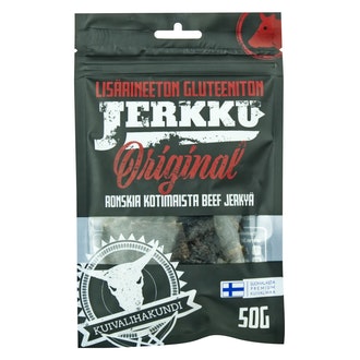 Kuivalihakundi Beef Jerky Original 50g kalorit ja ravintosisältö - 360 kcal