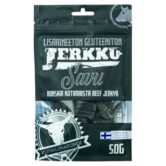 Kuivalihakundi Beef Jerky Smoked 50g kalorit ja ravintosisältö