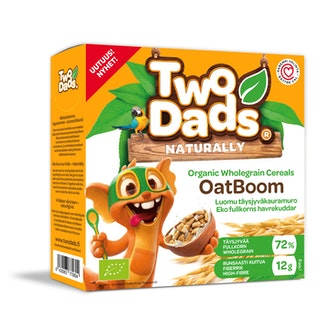 TwoDads Oatboom Luomu täysjyväkauramuro 375g kalorit ja ravintosisältö - 380 kcal