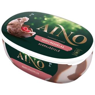 Aino Vadelmasuklaa kermajäätelö kotipakkaus 509g/900ml kalorit ja ravintosisältö
