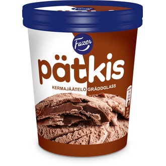 Fazer Pätkis 281g/480ml kermajäätelö kalorit ja ravintosisältö - 1054 kcal