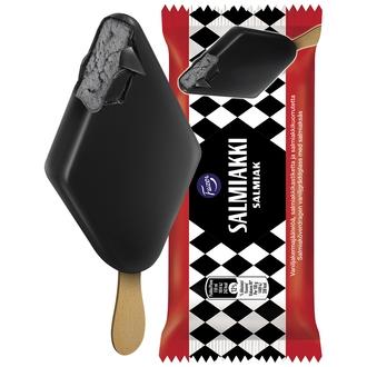 Fazer Salmiakki kermajäätelöpuikko 72g/1.1dl kalorit ja ravintosisältö - 338 kcal