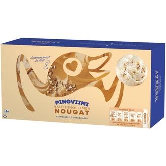 Pingviini Nougat kermajäätelö kotipakkaus 1L/505g kalorit ja ravintosisältö - 216 kcal