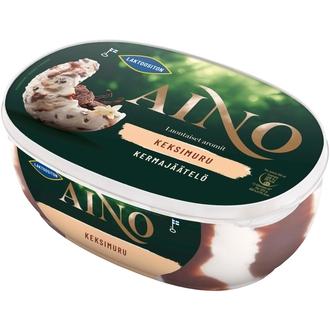 Aino Keksimuru Laktoositon kermajäätelö kotipakkaus  500g/900ml kalorit ja ravintosisältö