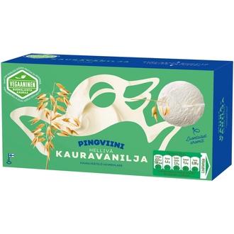 Pingviini Vanilja vegaaninen kaurajäätelö kotipakkaus 1L/540g kalorit ja ravintosisältö