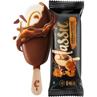 Classic Kermatoffee kermajäätelöpuikko 82g/100ml kalorit ja ravintosisältö - 400 kcal