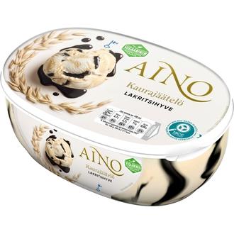 Aino Lakritsihyve vegaaninen kaurajäätelö 508g/850ml kalorit ja ravintosisältö