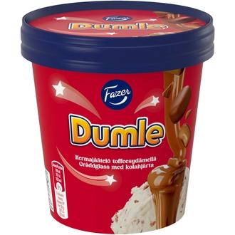 Fazer Dumle kermajäätelö toffeesydämellä 300g/425ml kalorit ja ravintosisältö - 259 kcal
